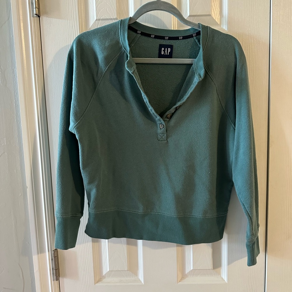 GAP CROPPED HENLEY